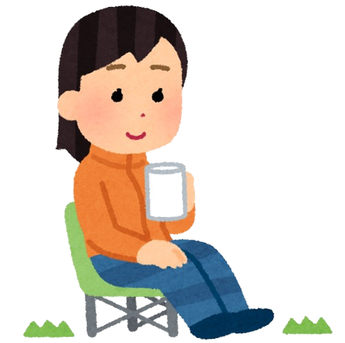 Sitting character